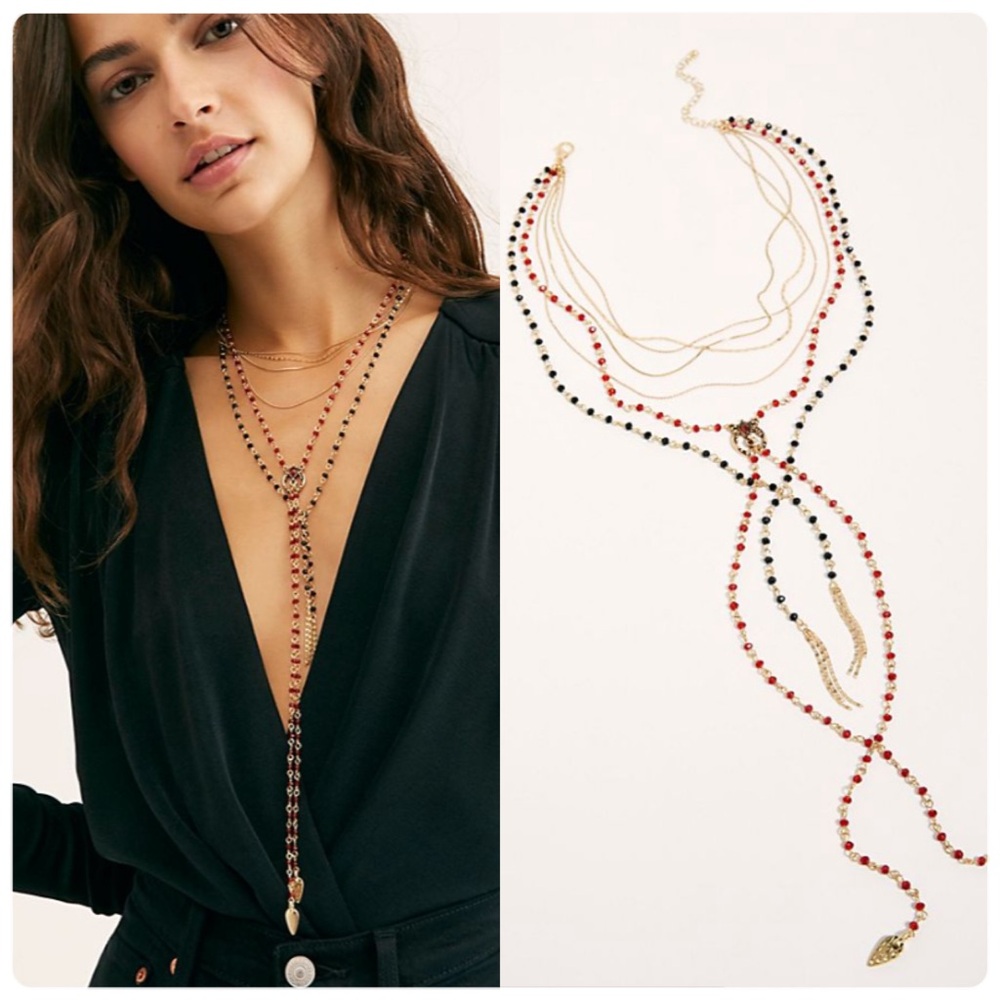 Rosaline Layer Rosary Necklace